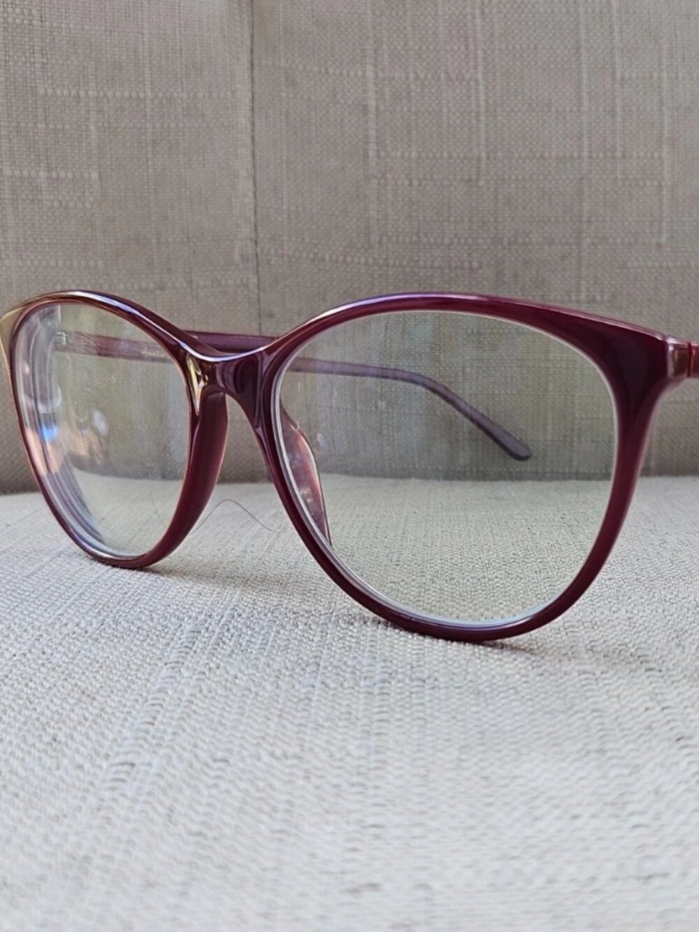Amelia E Women Eyeglasses Frame Burgundy Eyewear 35-001525 Glasses Frame only
